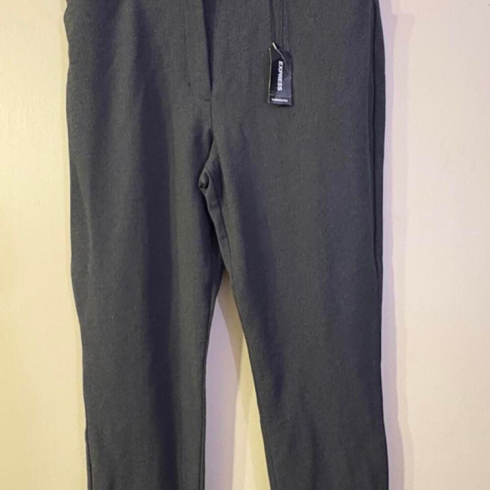 Express Women's Grey and Black Trousers